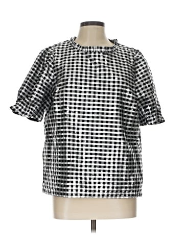 J.Crew Factory Store Short Sleeve Blouse (view 1)