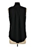 Bisou Bisou 100% Polyester Black Sleeveless Blouse Size L - photo 2