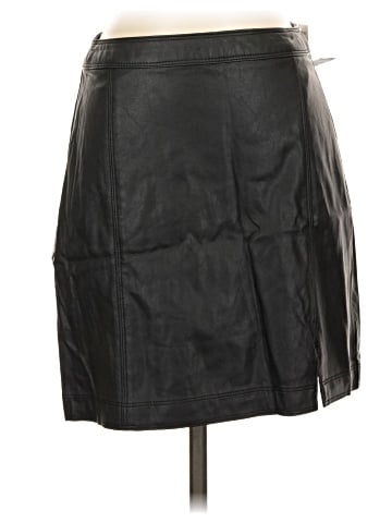 Abercrombie & Fitch Faux Leather Skirt (view 1)