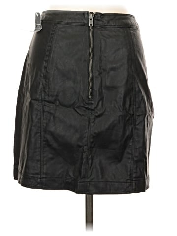 Abercrombie & Fitch Faux Leather Skirt (view 2)