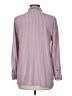 J.Jill 100% Viscose Stripes Pink Long Sleeve Button-Down Shirt Size M - photo 2
