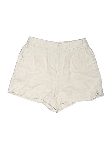 Madewell Clean Pull-On Shorts in 100% Linen (view 1)