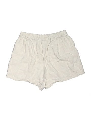 Madewell Clean Pull-On Shorts in 100% Linen (view 2)