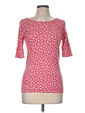 Ann Taylor Factory 3/4 Sleeve T-Shirt (view 1)