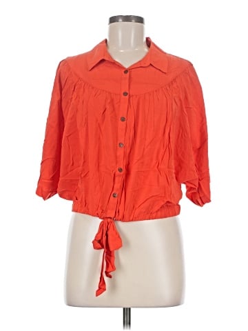 Free People 3/4 Sleeve Button-Down Shirt (view 1)