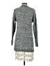 Ryu 100% Polyester Tweed Gray Casual Dress Size S - photo 2