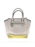 Coach 100% Leather Color Block Gray Ivory Leather Satchel One size - photo 2