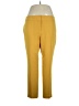 Kasper Solid Yellow Dress Pants Size 16 - photo 1