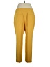 Kasper Solid Yellow Dress Pants Size 16 - photo 2