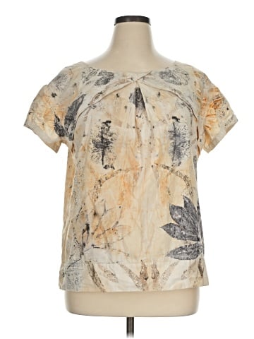 Apostrophe Short Sleeve Blouse (view 1)