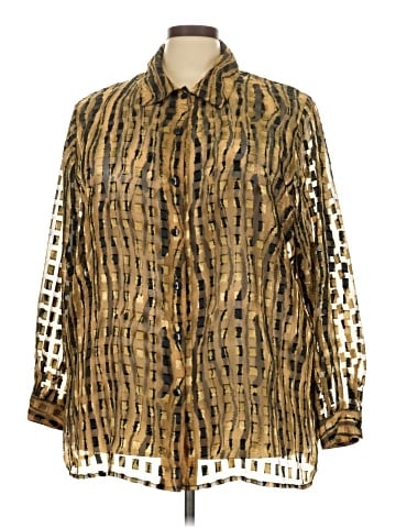 Notations Long Sleeve Blouse (view 1)