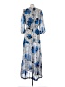 Warm Print Blue Casual Dress Size 0 (1) - photo 2
