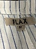 Flax 100% Linen Stripes Silver Linen Pants Size 10 (M) - photo 7