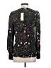 Joie 100% Viscose Floral Black Long Sleeve Blouse Size XS - photo 2