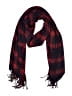 Unbranded Plaid Burgundy Scarf One size - photo 1