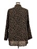 Amaryllis 100% Polyester Animal Print Brown Long Sleeve Blouse Size 3X - photo 2