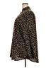 Amaryllis 100% Polyester Animal Print Brown Long Sleeve Blouse Size 3X - photo 5
