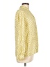 Pendleton 100% Rayon Polka Dots Yellow Long Sleeve Blouse Size 12 - photo 4