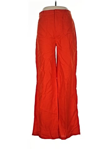 Madewell Patch Pocket Flare Pant in 100% Linen (view 1)