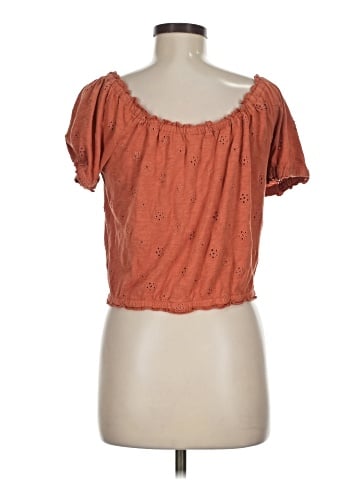 American Eagle Outfitters Short Sleeve Blouse (view 2)