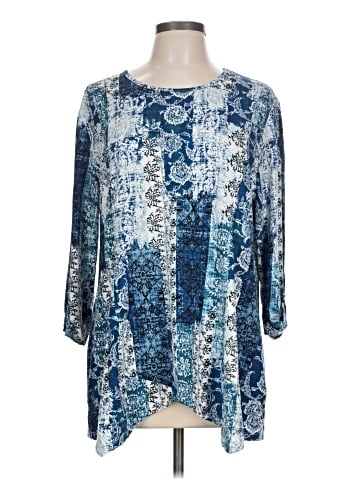 N Touch 3/4 Sleeve Blouse (view 1)