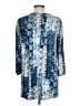 N Touch Blue 3/4 Sleeve Blouse Size L - photo 2