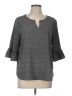Harve Benard Gray 3/4 Sleeve Blouse Size L - photo 1