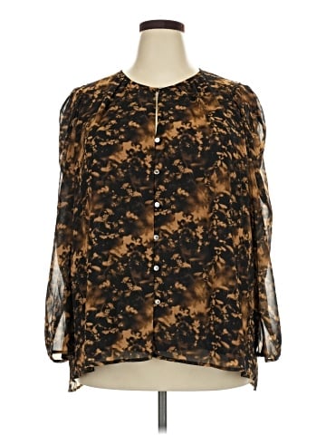 Calvin Klein 3/4 Sleeve Blouse (view 1)