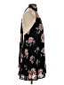 AaKaa 100% Rayon Floral Black Cocktail Dress Size S - photo 4