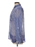 Joe Fresh Blue Long Sleeve Blouse Size L - photo 5