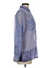 Joe Fresh Blue Long Sleeve Blouse Size L - photo 4