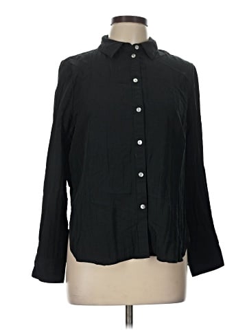 Madewell Crinkled Button-Up Shirt (view 1)