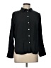 Madewell Solid Black Long Sleeve Blouse Size L - photo 1