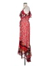 One September 100% Polyester Paisley Red Casual Dress Size S - photo 5
