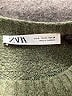 Zara Solid Green Pullover Sweater Size S - photo 9