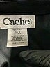 Cachet Black Sleeveless Blouse Size 12 - photo 4