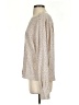 Ann Taylor LOFT Outlet 100% Polyester Tan Long Sleeve Top Size S - photo 5