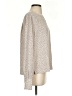 Ann Taylor LOFT Outlet 100% Polyester Tan Long Sleeve Top Size S - photo 4