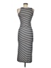 Unbranded Stripes Gray Casual Dress Size M - photo 2