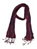 Unbranded Plaid Burgundy Scarf One size - photo 1