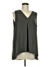 Fever 100% Polyester Gray Sleeveless Blouse Size M - photo 1