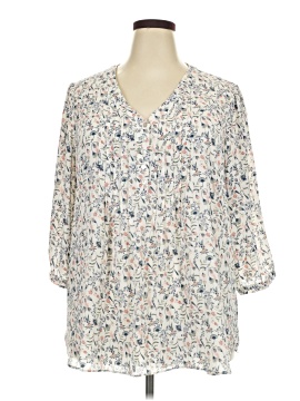 Rose + Olive 3/4 Sleeve Blouse