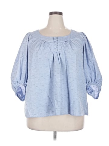Pomander Place 3/4 Sleeve Blouse (view 1)