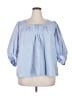Pomander Place Blue 3/4 Sleeve Blouse Size XXL - photo 1