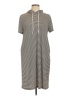 West Loop Stripes Gray Casual Dress Size L - photo 1