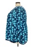 Investments 100% Polyester Teal Long Sleeve Blouse Size 3X - photo 5