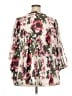 Rose + Olive 100% Polyester Pink 3/4 Sleeve Blouse Size 3X - photo 2