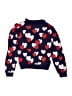 Janie and Jack 100% Cotton Hearts Blue Pullover Sweater Size 6 - photo 1