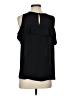 Ann Taylor LOFT 100% Polyester Black Sleeveless Blouse Size S - photo 2