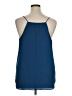 Ann Taylor LOFT Outlet 100% Polyester Blue Sleeveless Blouse Size XL - photo 2